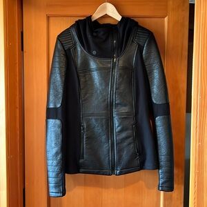 Sweatshirt Moto Jacket - Hooded.